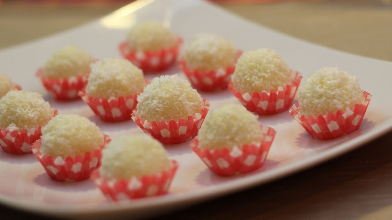 Rafaelo kuglice - Homemade Raffaello Balls - Coconut Balls