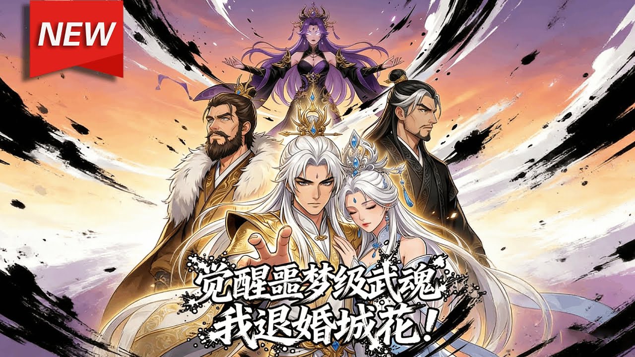 MULTISUB📢新番上线《觉醒噩梦级武魂，我退婚城花！》第1~62集丨路空意外穿越成武魂大陆的废柴少主，觉醒“噩梦武魂系统”，退婚城花，却逐渐发现她身负双生武魂之秘... #破晓动漫社