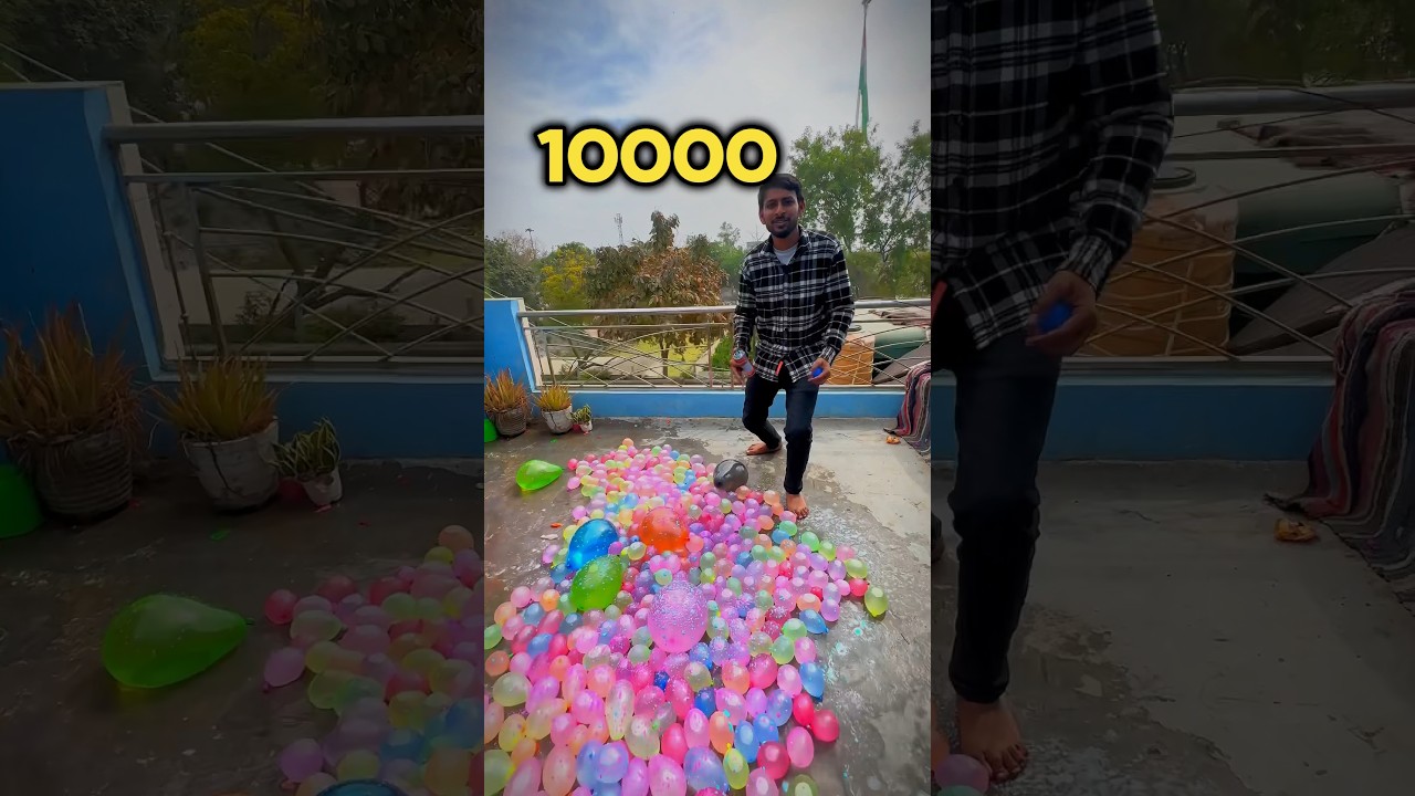 Holi Water Baloon Fight Biggest Holi Water Baloon Fight #Holi #waterbaloon