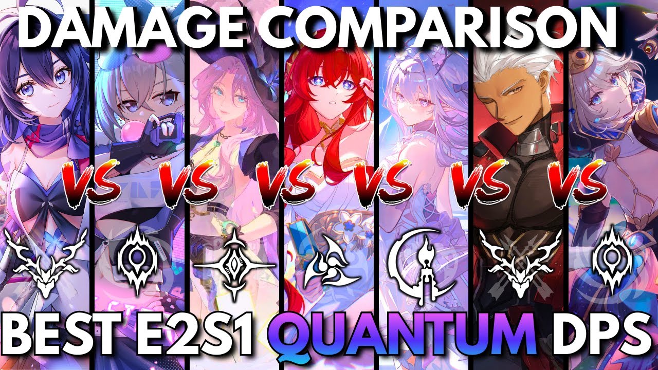 Best E2 Quantum DPS| Seele vs SilverWolf vs Jade vs Tribbie vs Castorice vs Archer vs Cipher |HSR AA