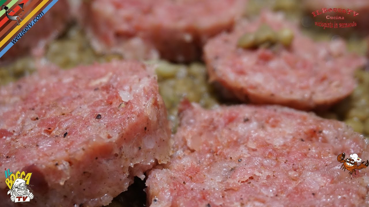 356 - Lenticchie e cotechino...ci puoi accende' anche il camino! (secondo tipico invernale facile)