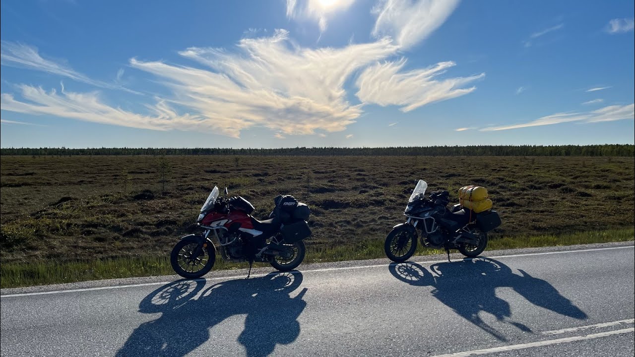 Honda CB500X: North Cape 2022 - DAY 6 (Hetta-Äkäslompolo-Puolanka)