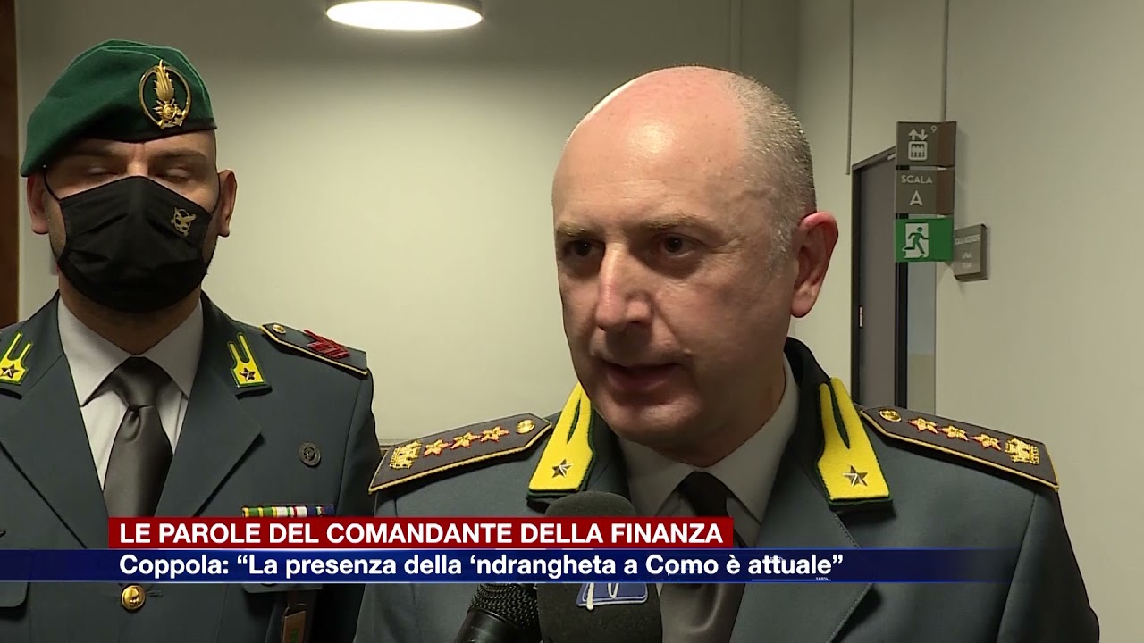 Etg - Le parole del comandante della finanza. Coppola: 