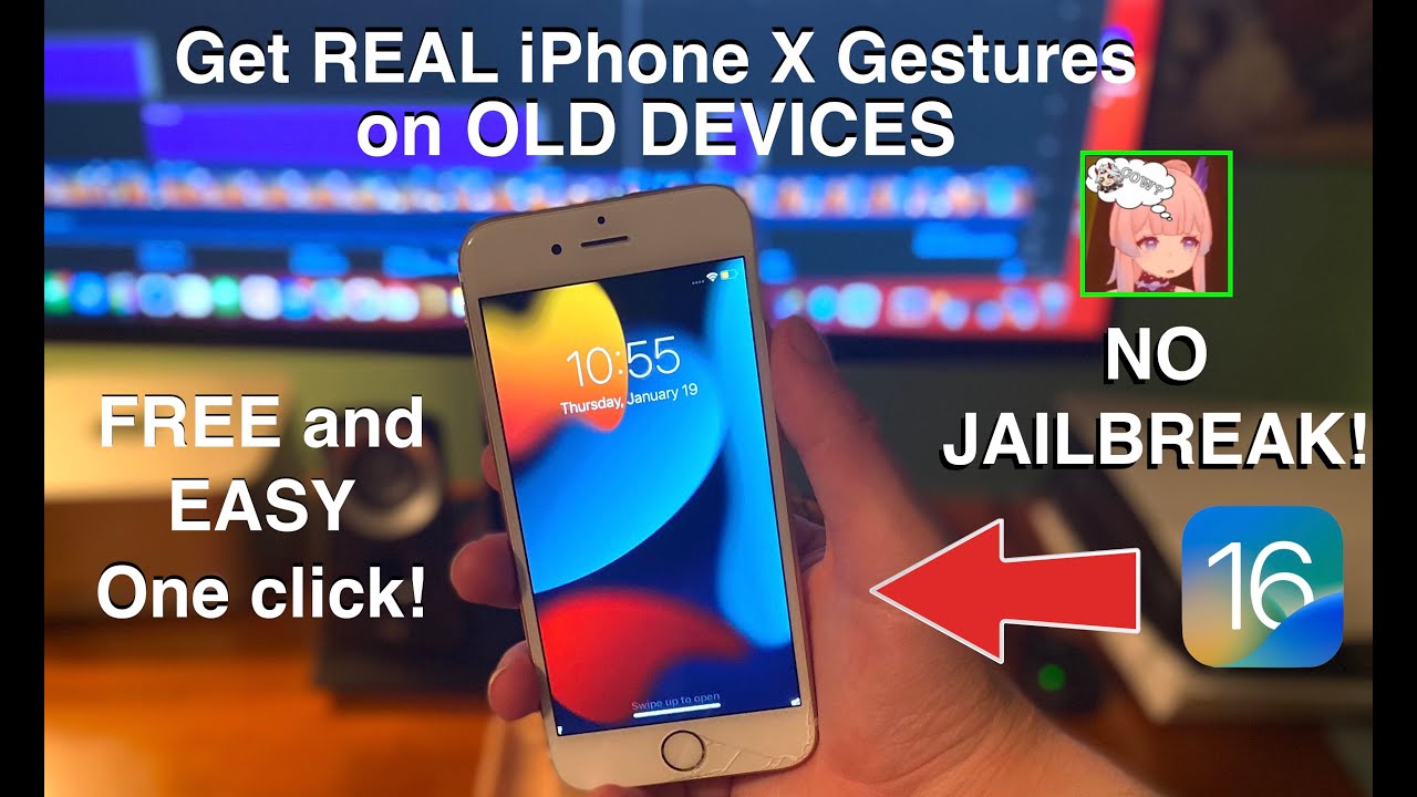 Получите НАСТОЯЩИЕ жесты iPhone X БЕСПЛАТНО на ЛЮБОМ iPhone iOS 16 [метод LittleCow БЕЗ ДЖЕЙЛБРЕКА]