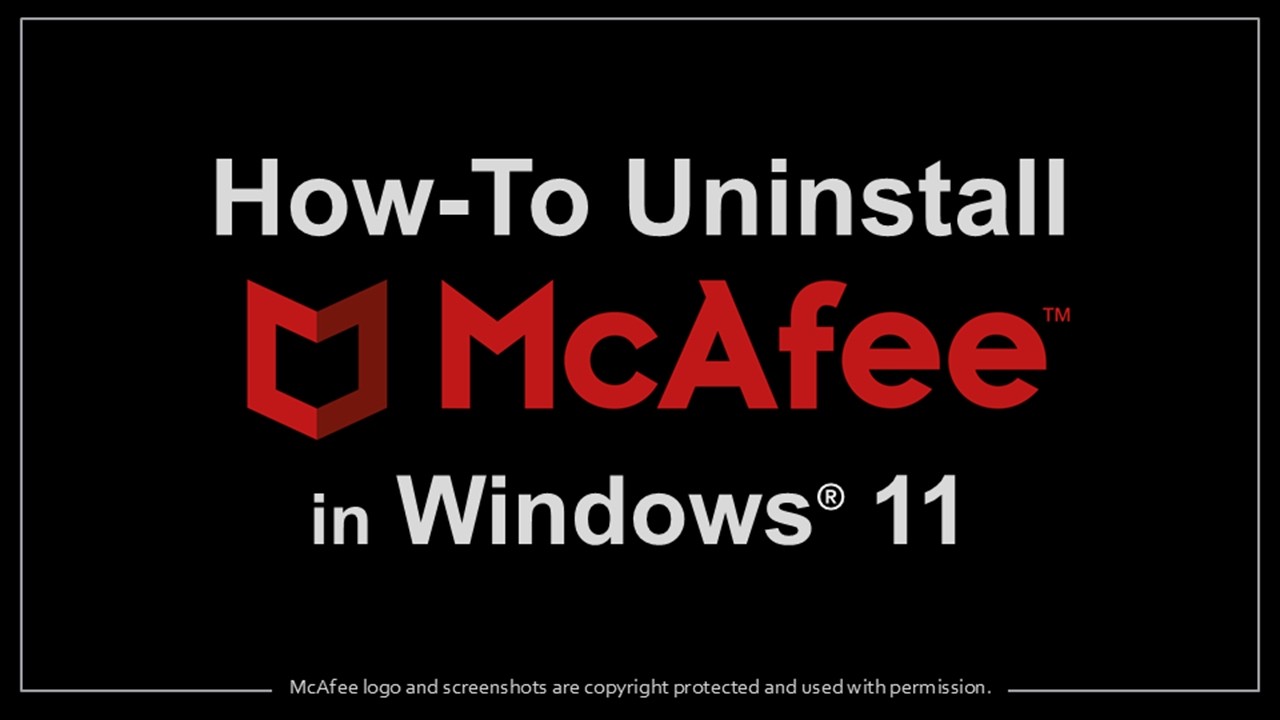 Как удалить McAfee в Windows 11