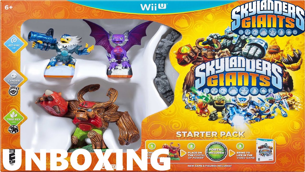 Unboxing Skylanders Giants Wii U Starter Pack
