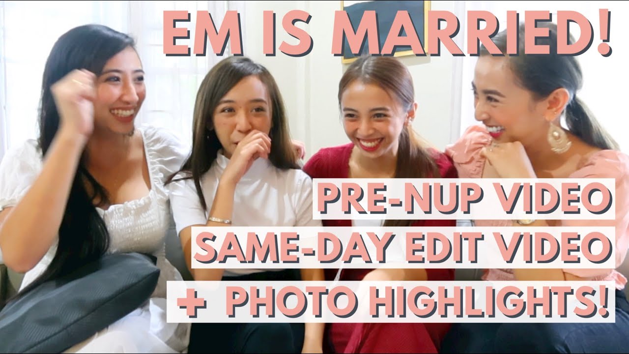 OUR SISTER'S WEDDING HIGHLIGHTS! | PRE-NUP & SDE VIDEOS + WEDDING PHOTO CLIPS!
