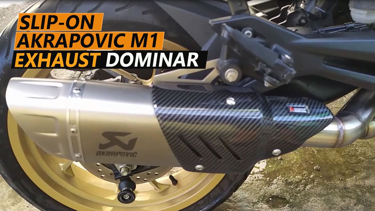 Akrapovic M1 Slip On Muffler of Dominar 400