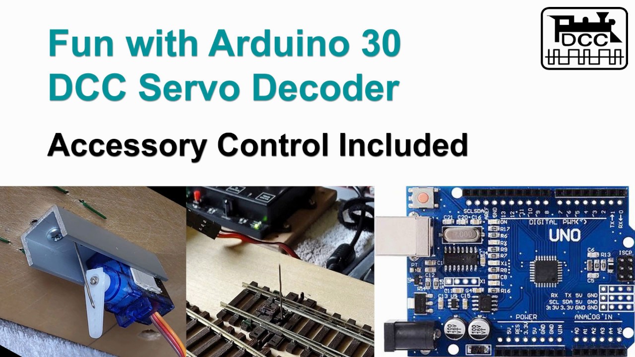 Fun with Arduino 30 DCC Servo Decoder