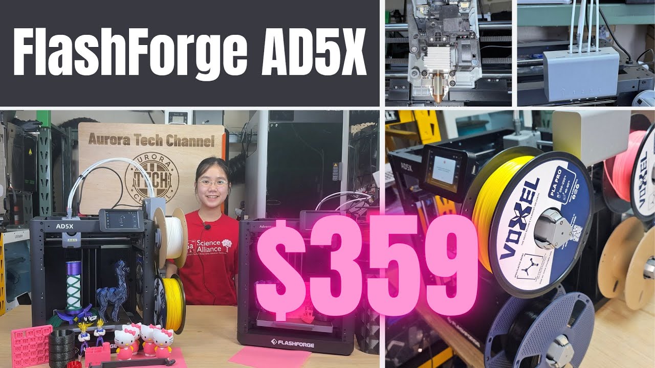 Обзор 3D-принтера FlashForge AD5X — ценность, надежность и подробные тесты