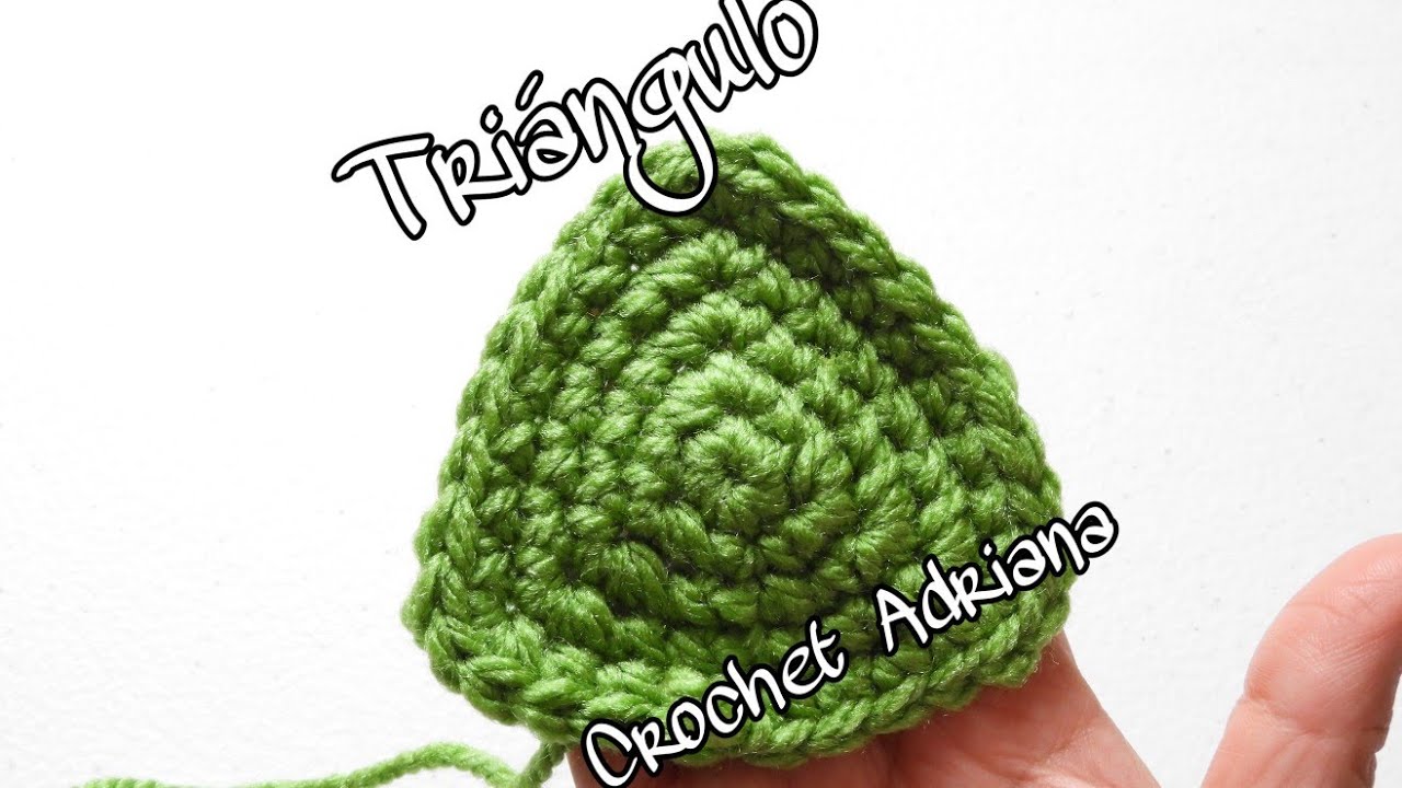 Triángulo en CROCHET