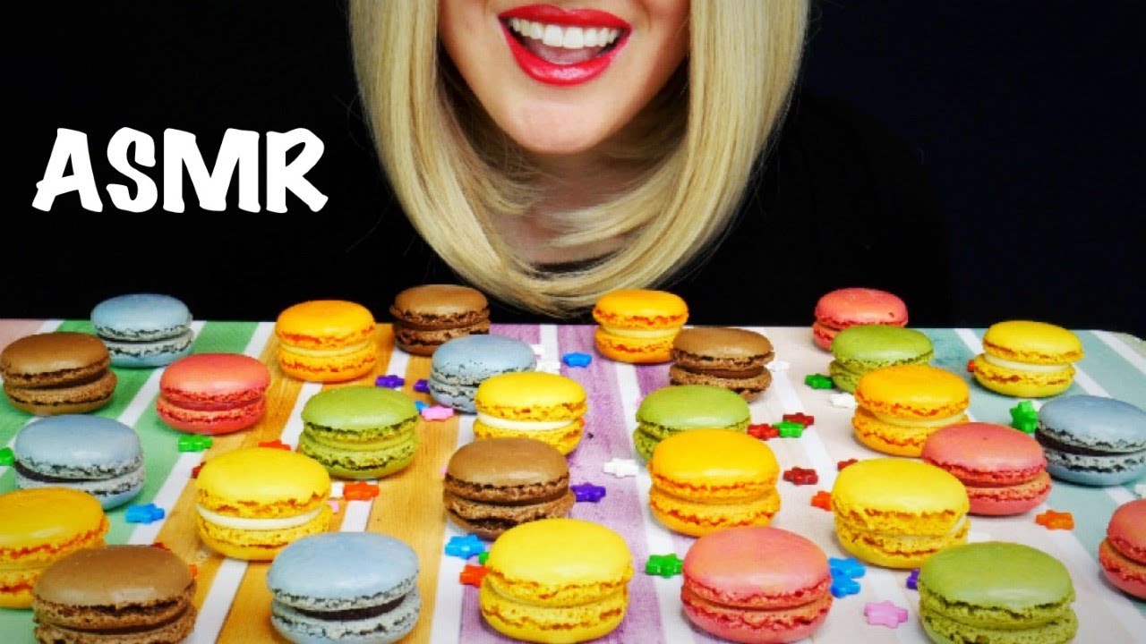 ASMR MACARONS | SOFT EATING SOUNDS (No Talking)