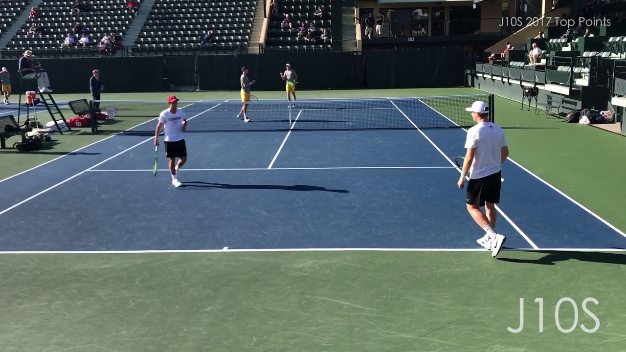 Top Doubles Points - College Tennis 2017