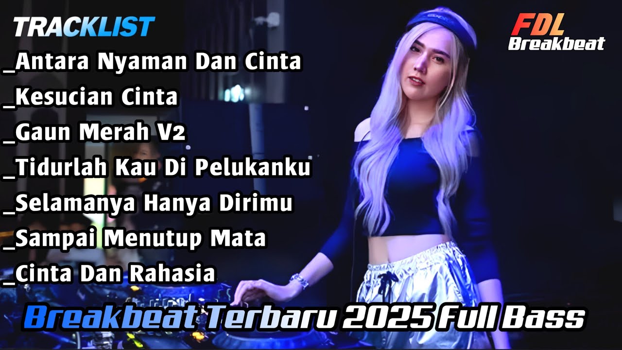 DJ ANTARA NYAMAN DAN CINTA BREAKBEAT TERBARU 2025 FULL BASS