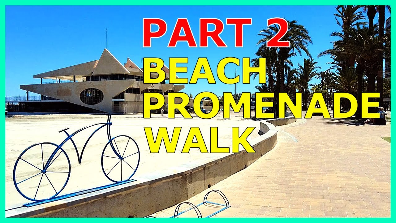 Costa Blanca Walking Tour | Santiago De La Ribera Beach - Part 2| Beautiful Promenade Beach Walk
