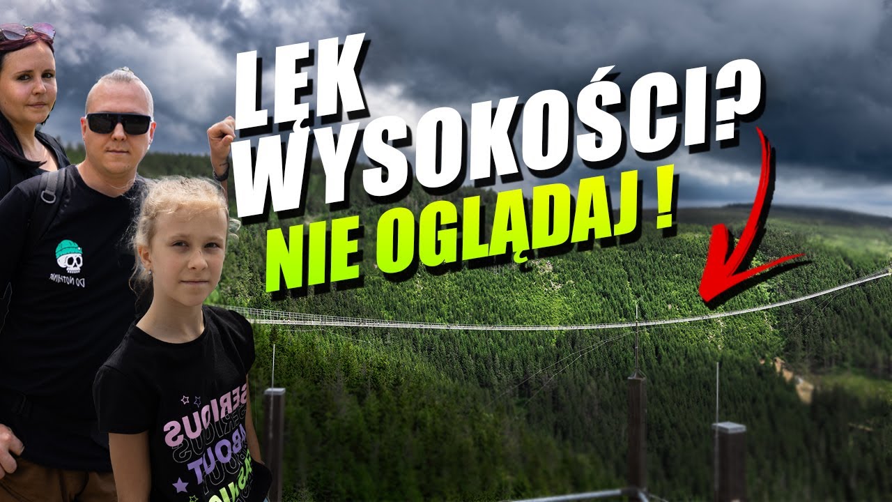 NAJDŁUŻSZY MOST WISZĄCY NA ŚWIECIE SKY BRIDGE 721 I ŚCIEŻKA W OBŁOKACH - DOLNÍ MORAVA VLOG