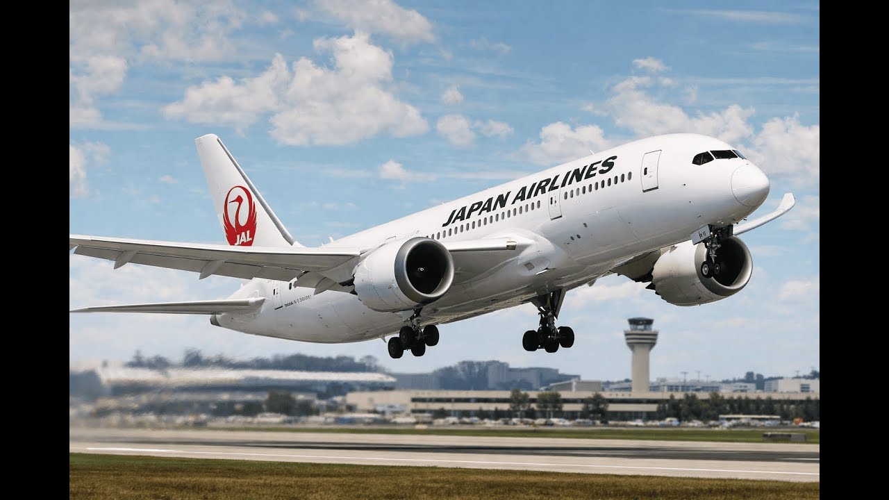INSANE TAKEOFF! Japan Airlines B747-8 Launches From Extremely Short Courchevel Runway -4K