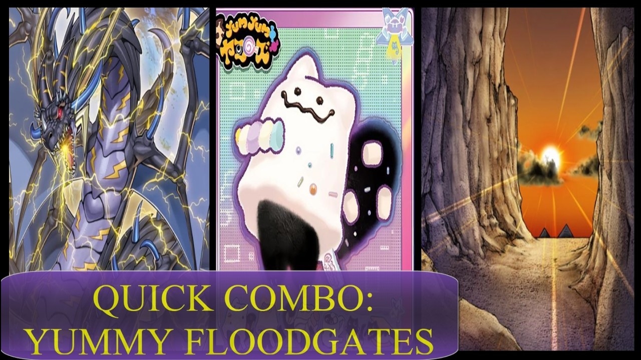 YUMMY FLOODGATES TURBO 🔥🔥1 CARD COMBO SUMMON COLOSSUS SEARCH NECROVALLEY🔥🔥 YUMMY DECK POST BANLIST!!