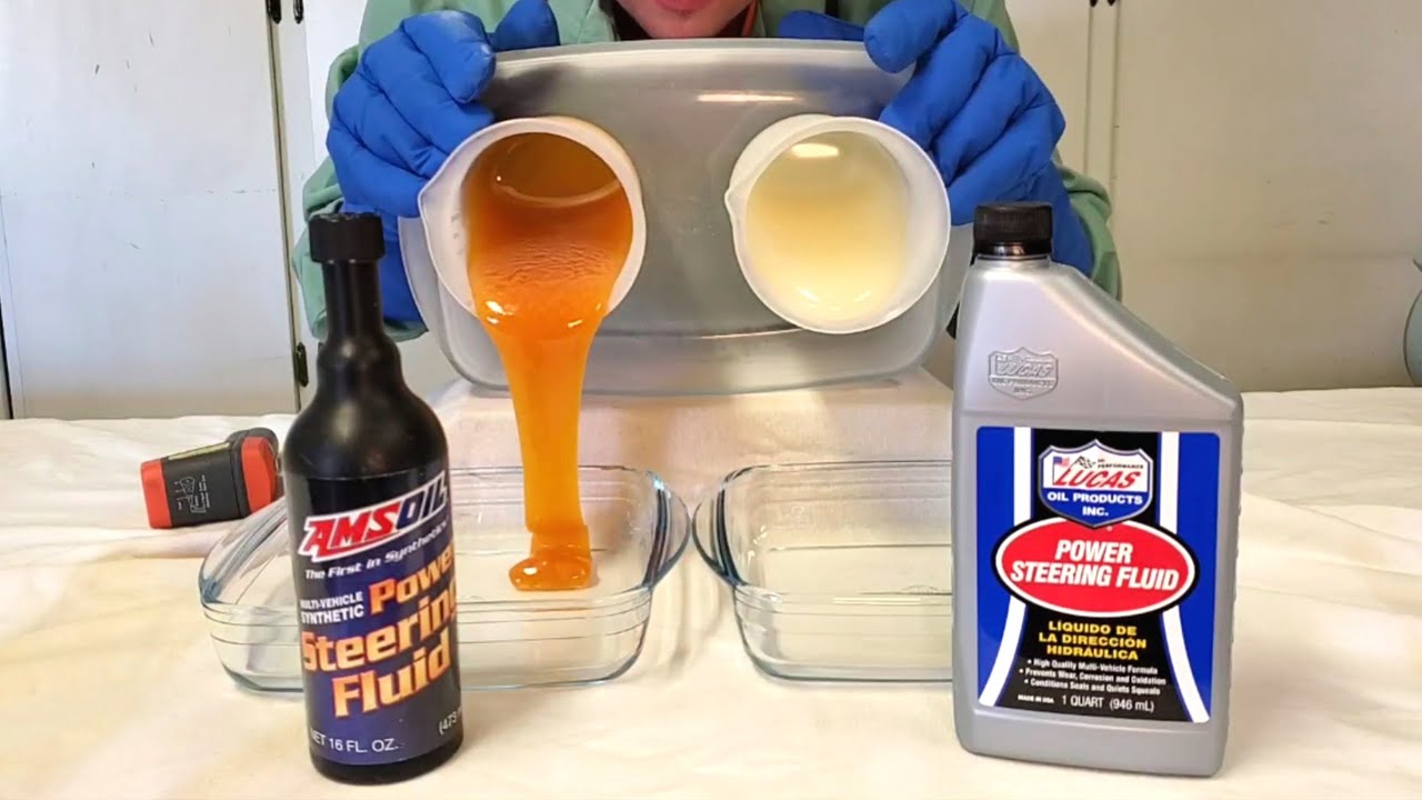 AMSOIL Power Steering Fluid Vs Lucas Cold Flow Test