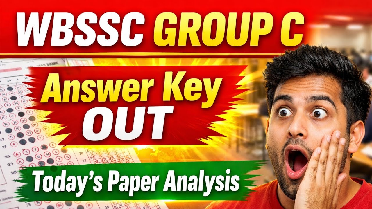 WBSSC Group C Answer Key 2026 🔥 Today Paper Analysis | Expected Cut Off