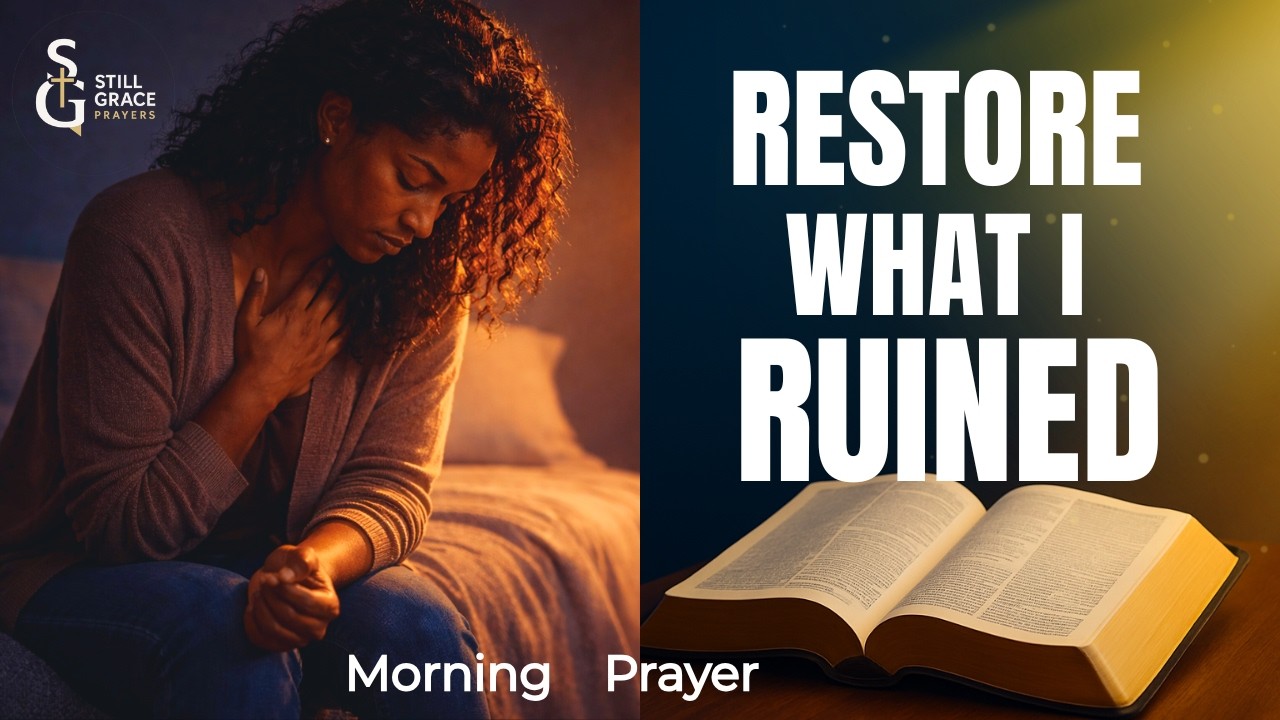 Morning Prayer When You’ve Messed Things Up | Lord, Restore What I’ve Ruined