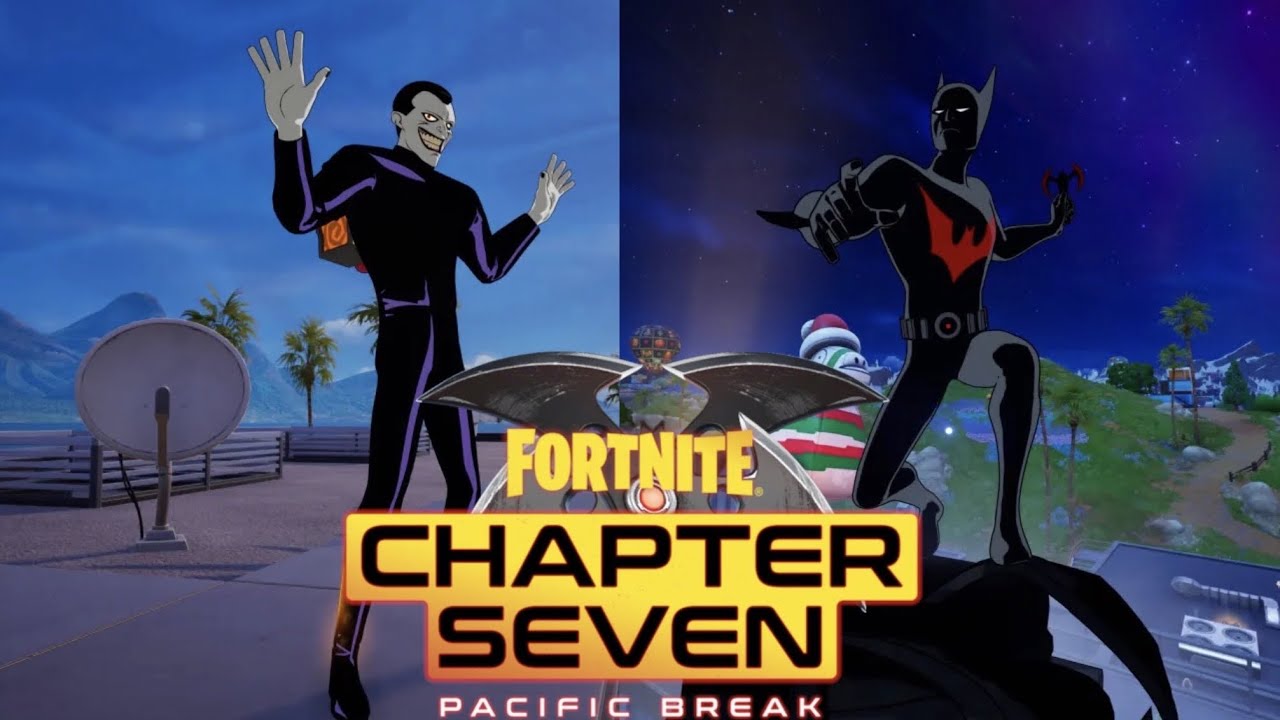 Бэтмен и Бэтмен будущего: расследование событий в Fortnite на Тихоокеанском отдыхе