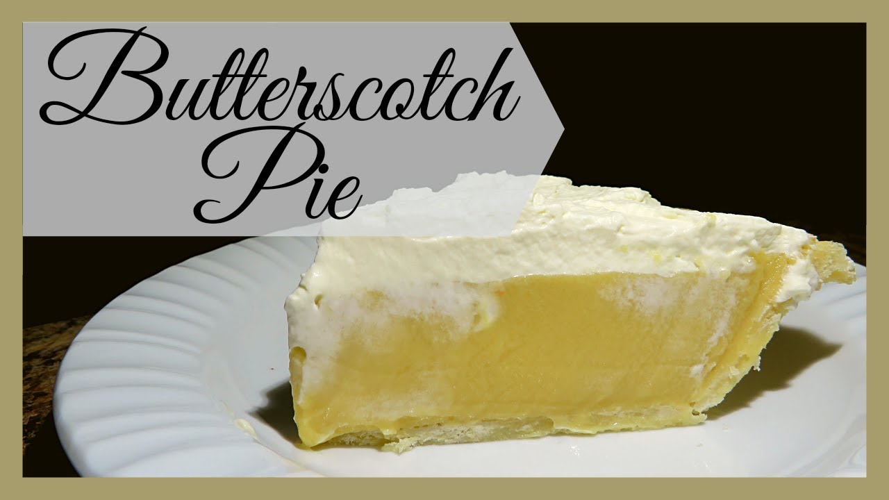 AMAZING Butterscotch Pie Recipe | How To Make Butterscotch Pie | Homemade Butterscotch Pie Recipe