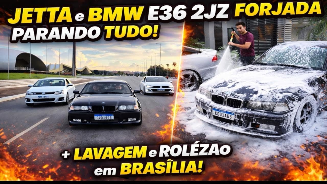 VOCÊ NUNCA VIU UM ROLEZÃO ASSIM | BMW E36 2JZ FORJADA, JETTA, CIVIC EJ8 e MUITA RESENHA!