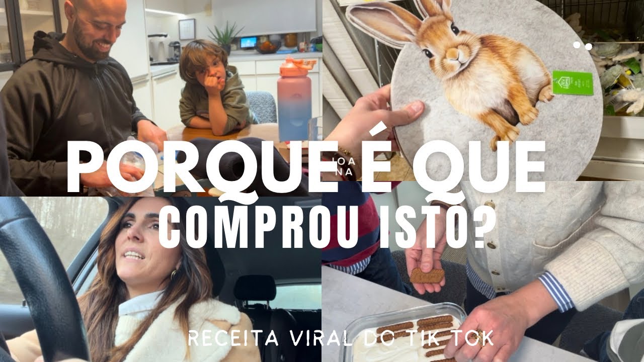 Testámos a receita viral japonesa do TikTok 😳 | Compras aleatórias na Temu & Páscoa 🐣