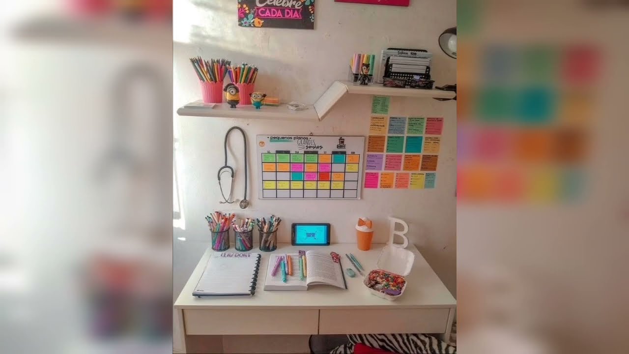 ✨ Study Table Decor Design Ideas 🖋️ | Modern Study Desk Setup Inspiration 💡