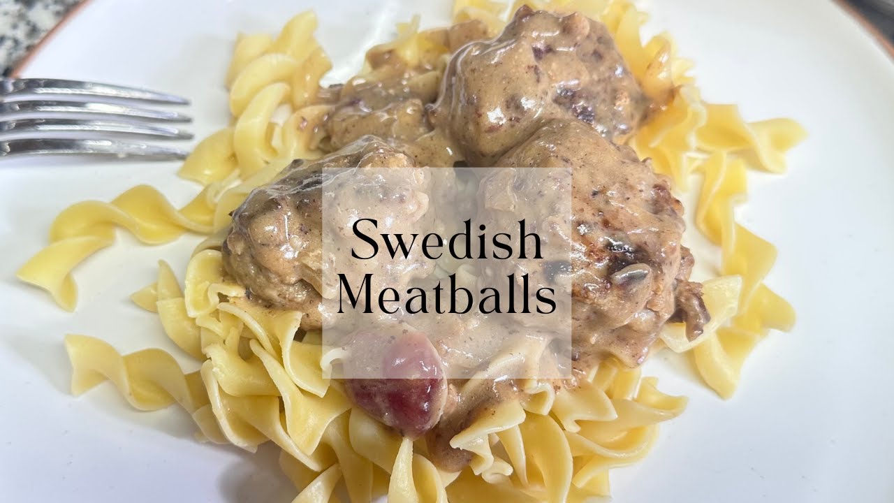 Swedish Meatballs&nbsp;| A Savory Dinner