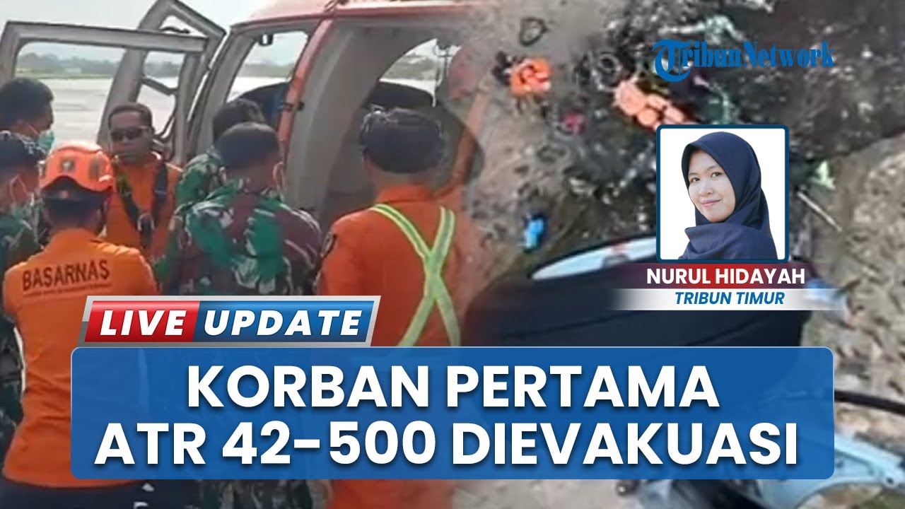 Detik-detik Evakuasi Korban Pertama Pesawat ATR, Tim SAR Berhasil Bawa Jenazah Lewat Jalur Udara