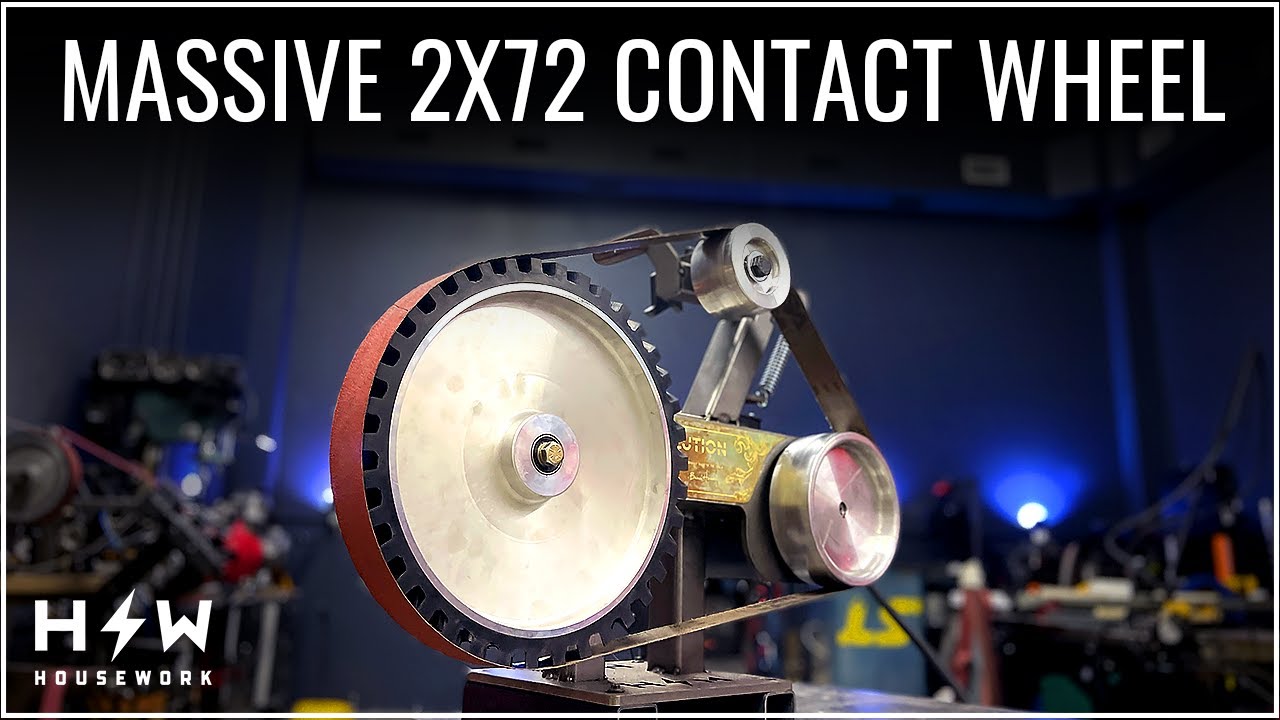 How to: Add a Massive Contact Wheel to your 2x72 Grinder