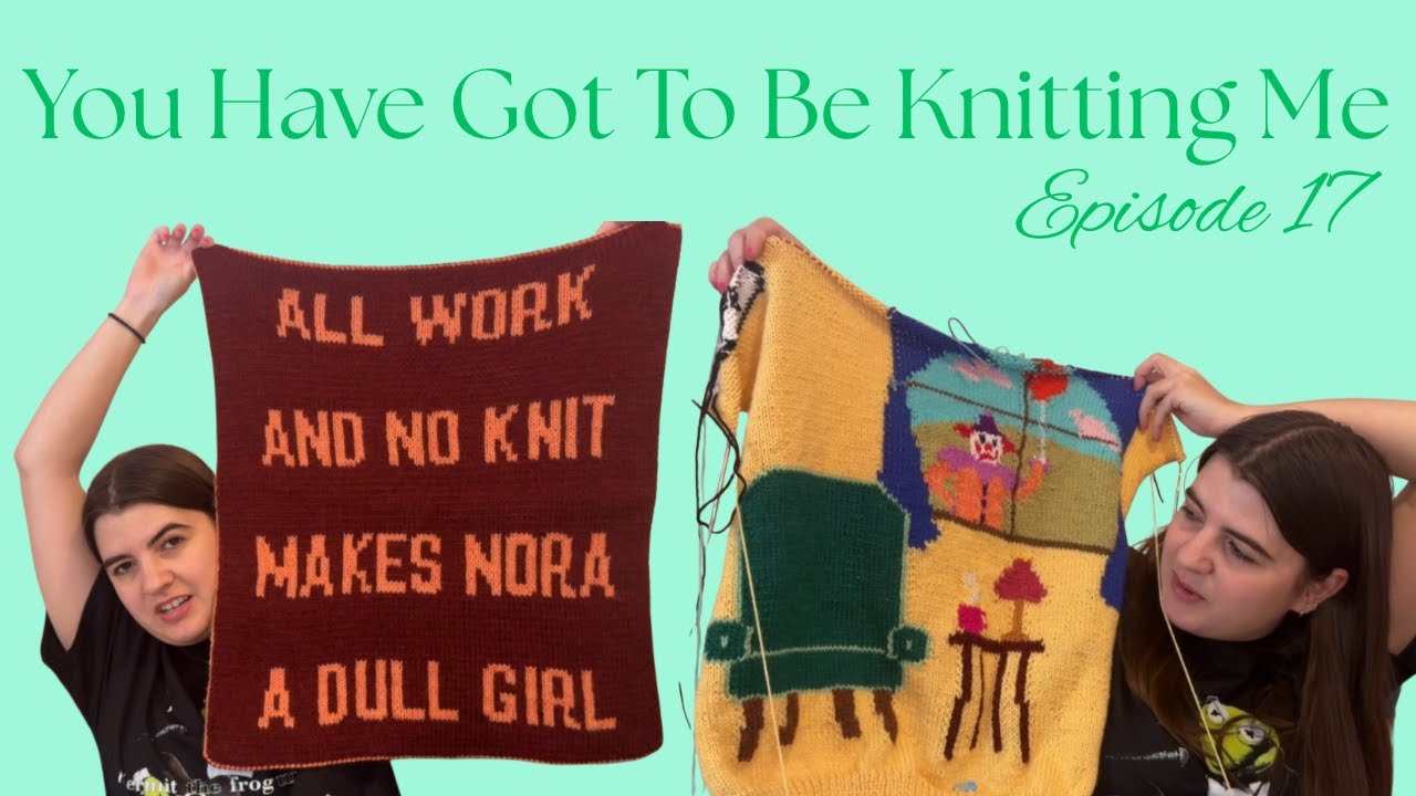 Knitting Podcast Episode 17┃Another Intarsia Sweater (a must see!) plus Sock Yarn Haul