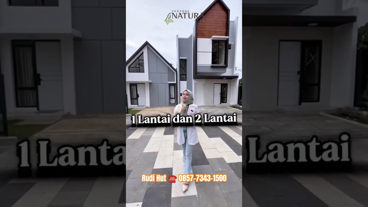 RUMAH REKOMENDASI NEMPEL BSD SERPONG CICILAN MULAI 3 JT! #rumahbsd #rumahserpong #serpongnaturacity