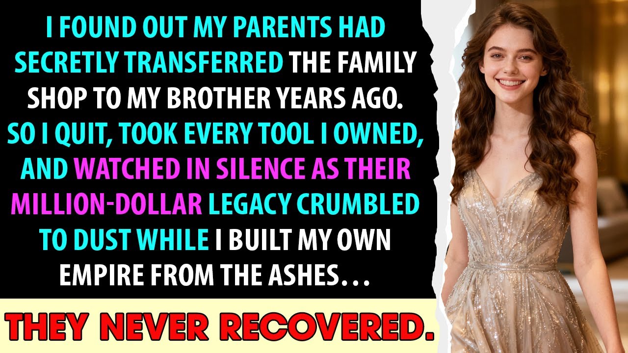 I Found Out My Parents Had Transferred The Family Metal Shop To My Brother. So I Quit Working…