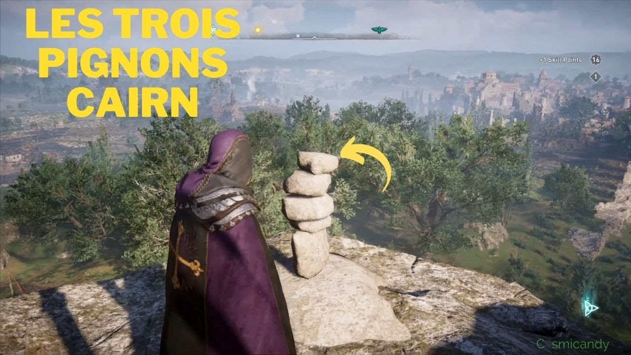 Les Trois Pignons Cairn Solution : Assassin's Creed Valhalla