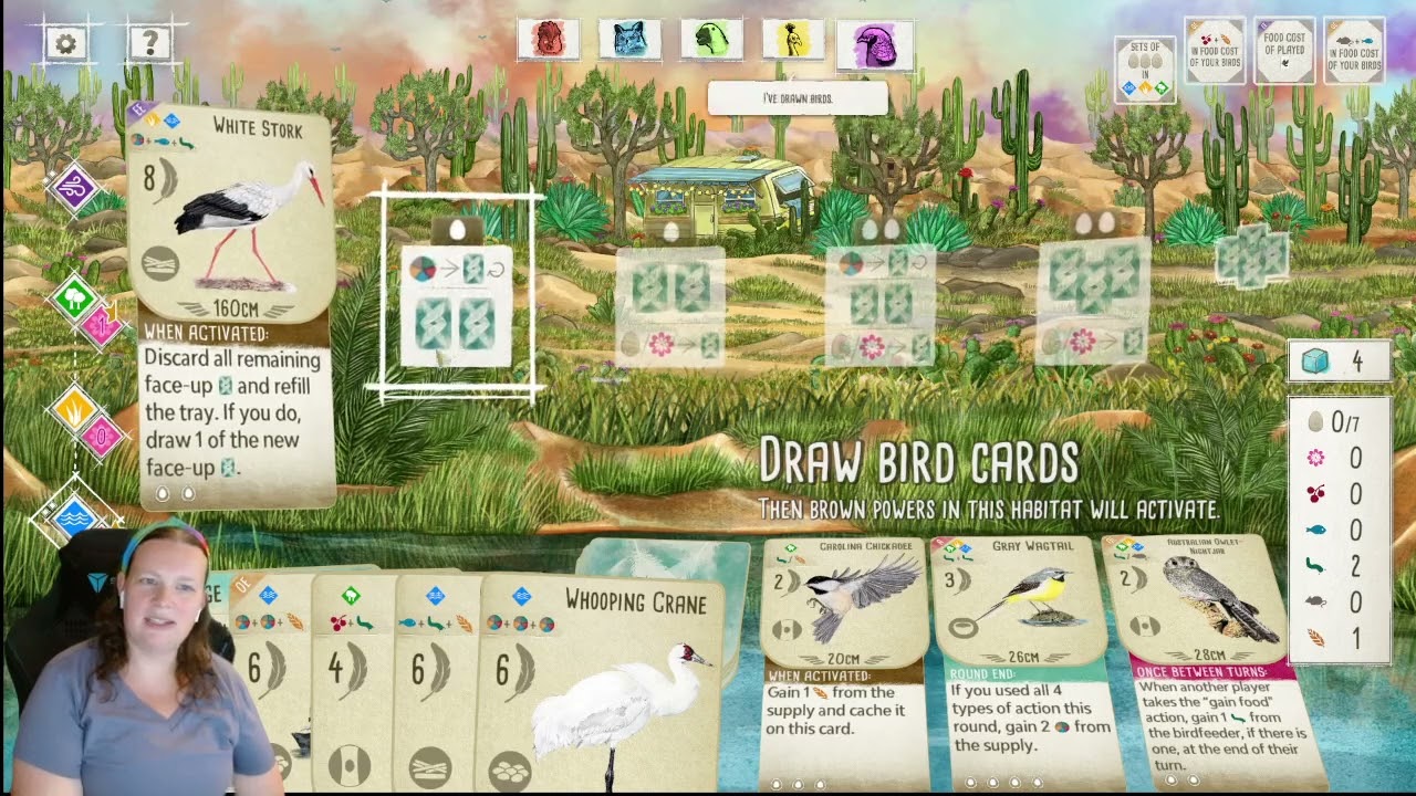 Big Birds with Big Appetites - Wingspan Asia Expansion