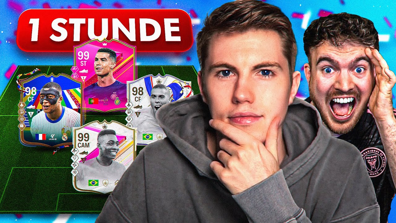 MEGA PACKLUCK! 😍 1 STUNDE FC 24 SPEEDRUN Battle vs @JuliusFGU ⌚