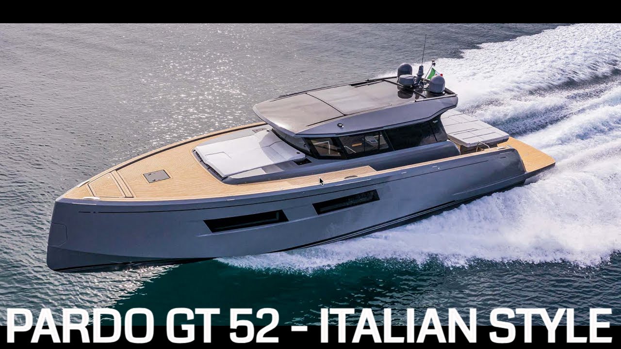 PARDO GT52 ITALIAN JOB - TOP END ITALIAN SPORTS CRUISER