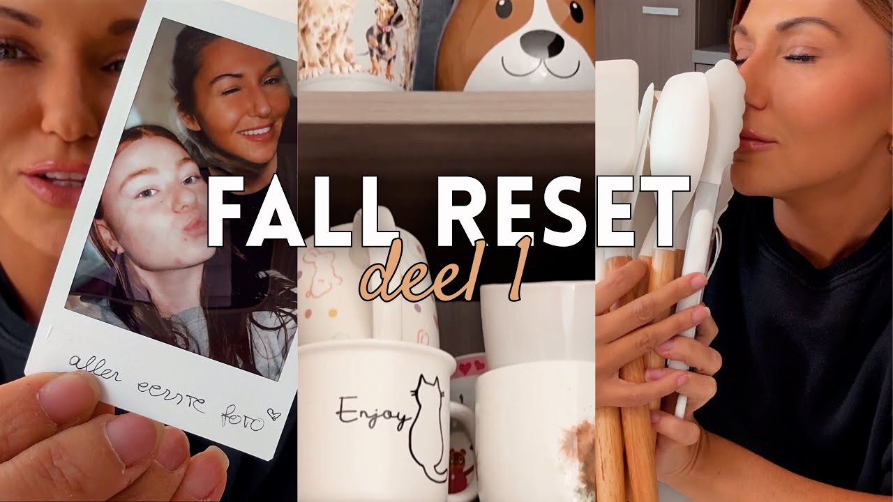 HERFST RESET 🍂 Deel 1 | KEUKEN ORGANIZEN, POETSEN, SORTEREN + MINI HAUL ✨
