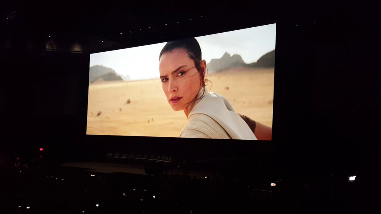 Crowd reaction to Rise of Skywalker teaser (Celebration 2019)