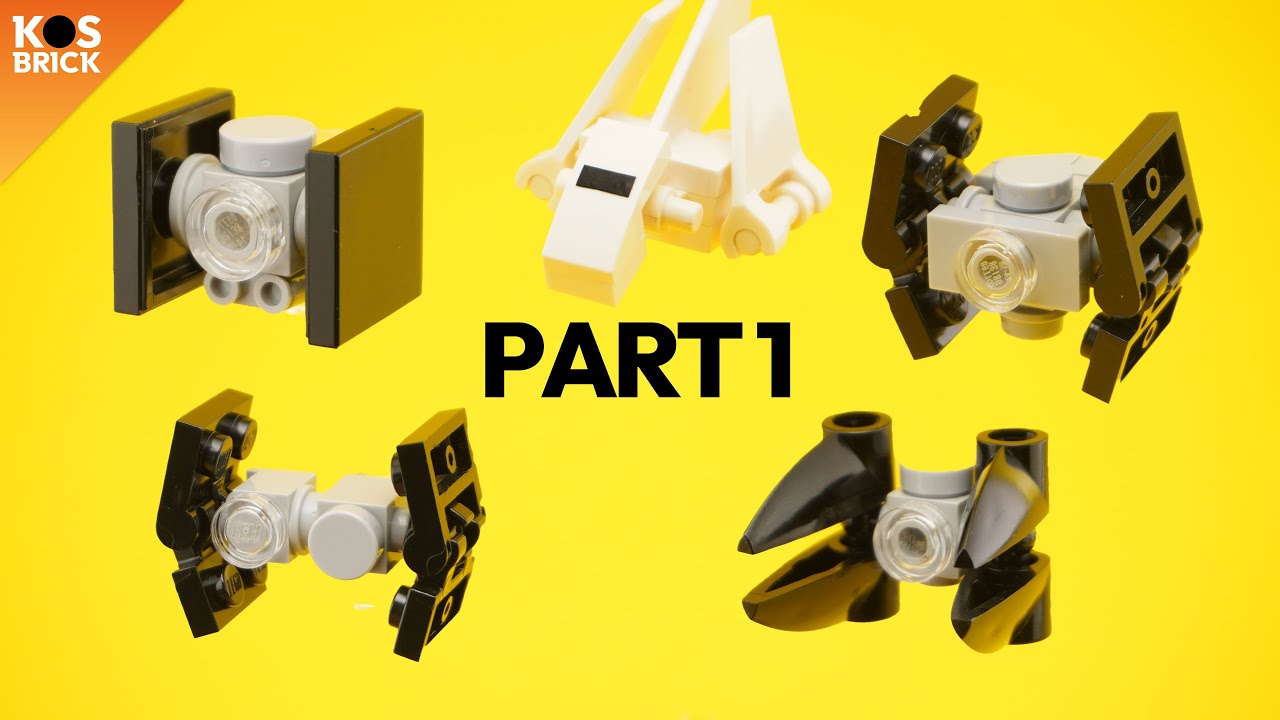 Lego Star Wars Ships Mini Vehicles - Part 1 (Tutorial)