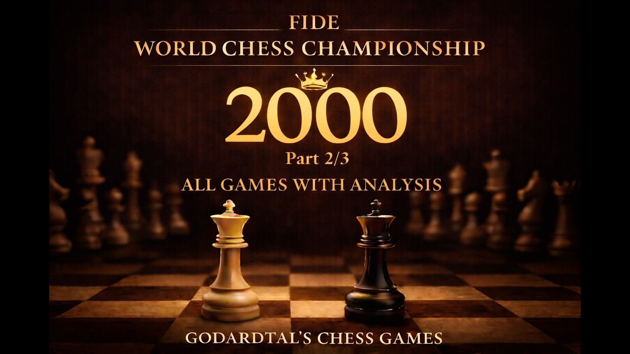 FIDE Chess World Championship 2000 - Part 2/3 - All Games with Analysis