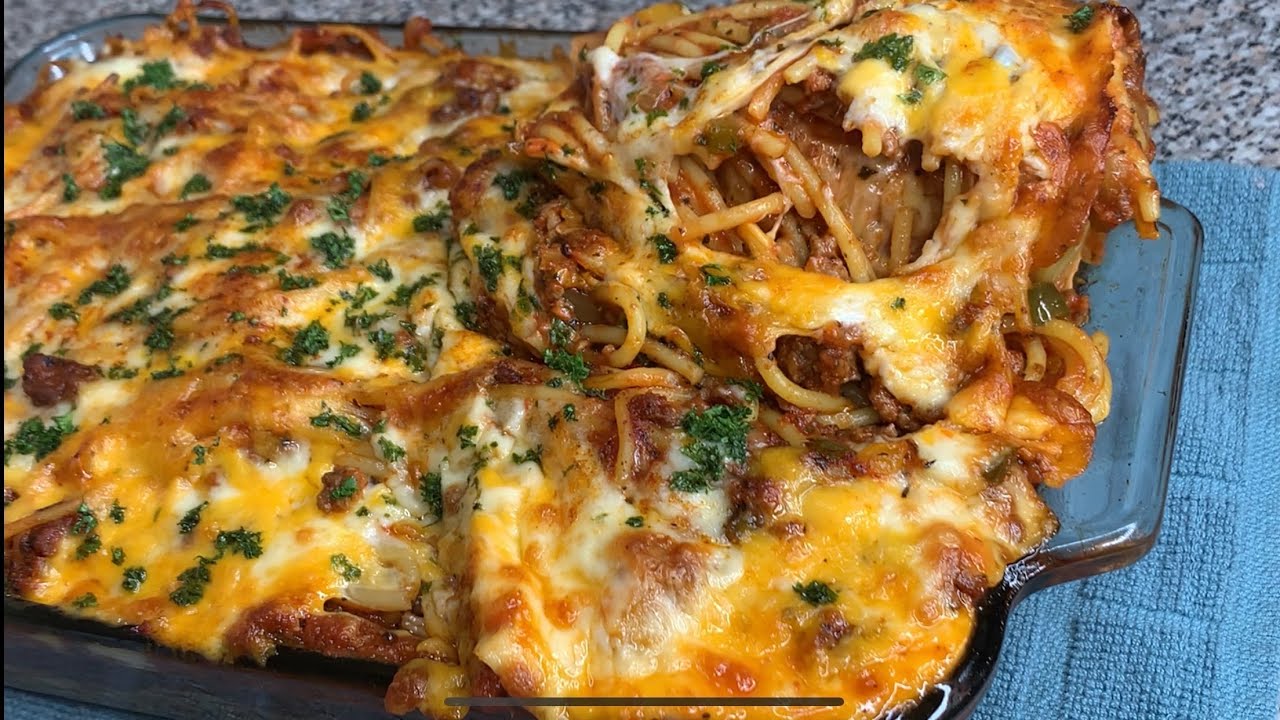 EASY SOUTHERN BAKED SPAGHETTI |DELICIOUS BUT COST EFFECTIVE