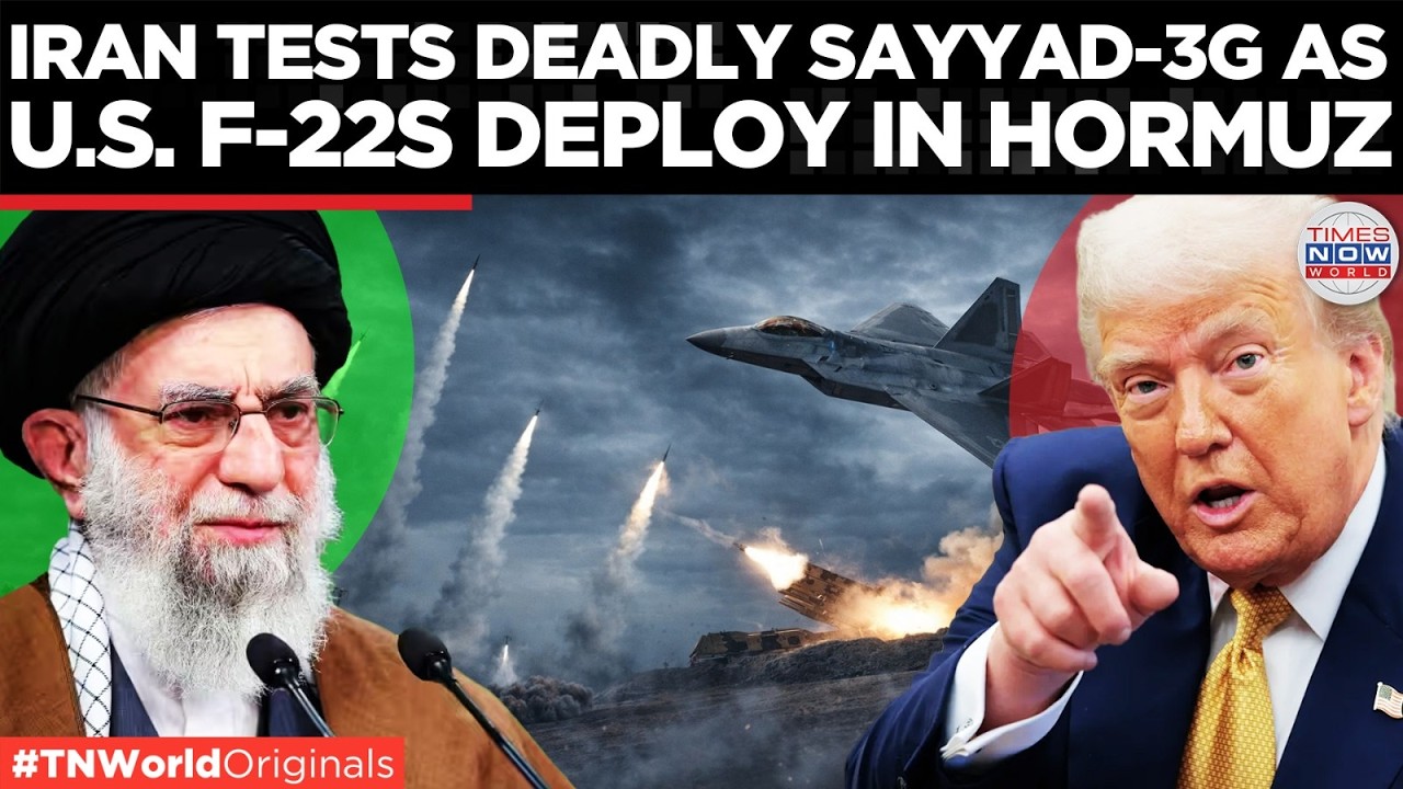 IRAN VS TRUMP: IRGC Fires New Naval Missile Sayyad-3G as U.S. F-22s and Carriers Surge Toward Iran