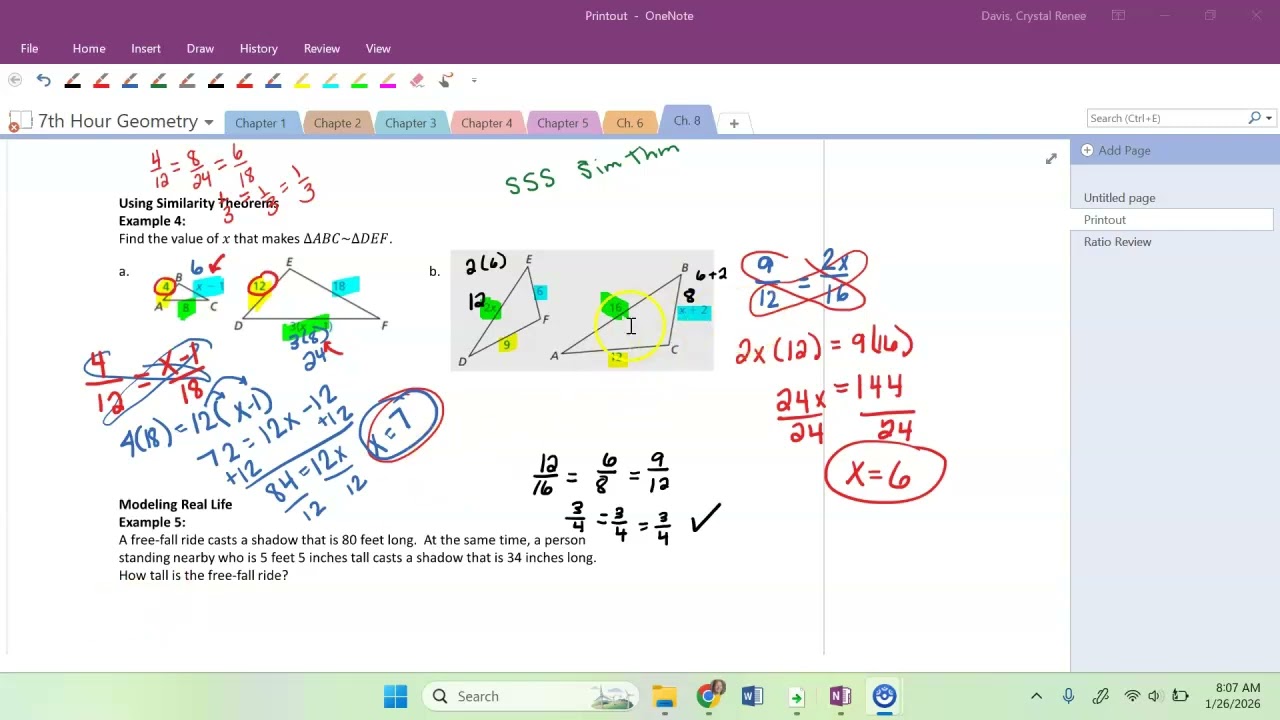 Geom. 8.2/8.3 Video #2