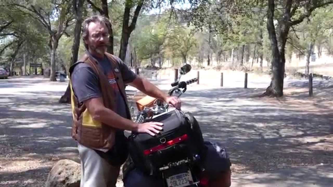A Long and Fuel Efficient Journey around the USA on a Harley Sportster Motorcycle.