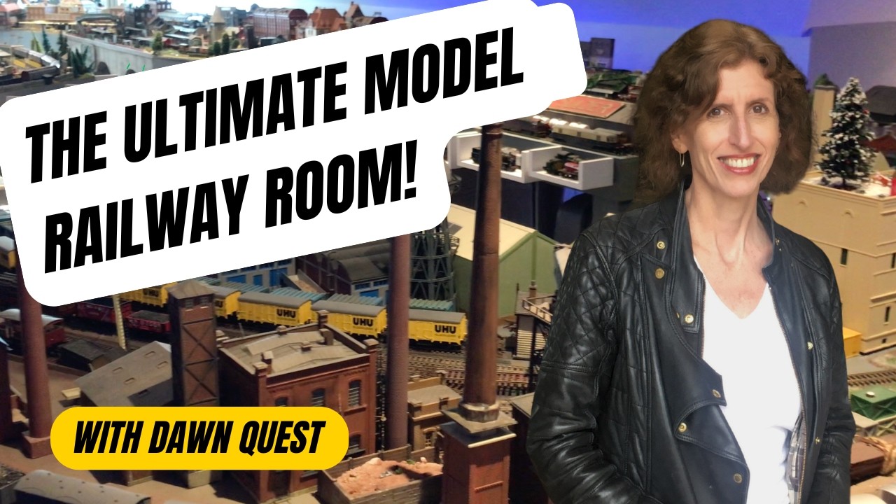 Комната для создания идеальных моделей железных дорог