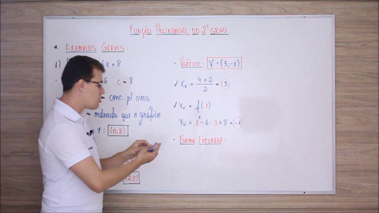 Aula 09 - Função do Segundo Grau - Exemplos (parte 1)